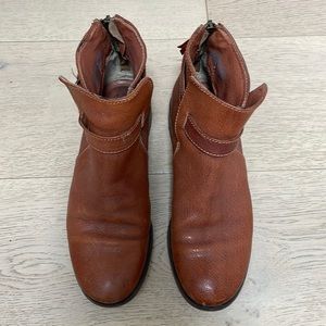 Jcrew boots leather brown 61/2